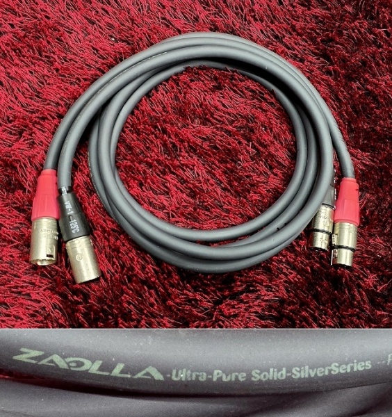Zaolla  Zaolla 5N Ultra Pure silver XLR 발란스 인터선 1.5m 한조 
