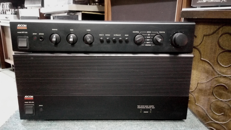 ADCOM (애드컴) GFA555 + GFP555