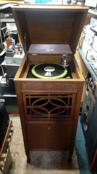 Edison Dise Phonograph (에디슨) C150 엔틱 축음기