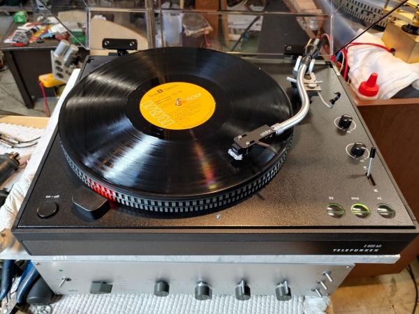 텔레풍켄 (telefunken) S600hifi (오르토폰톤암, 슈어M44-7)