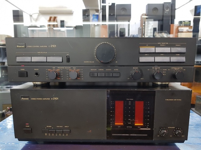 Sansui (산수이) Sansui (산수이) C-2101 프리앰프, B-2101 파워앰프