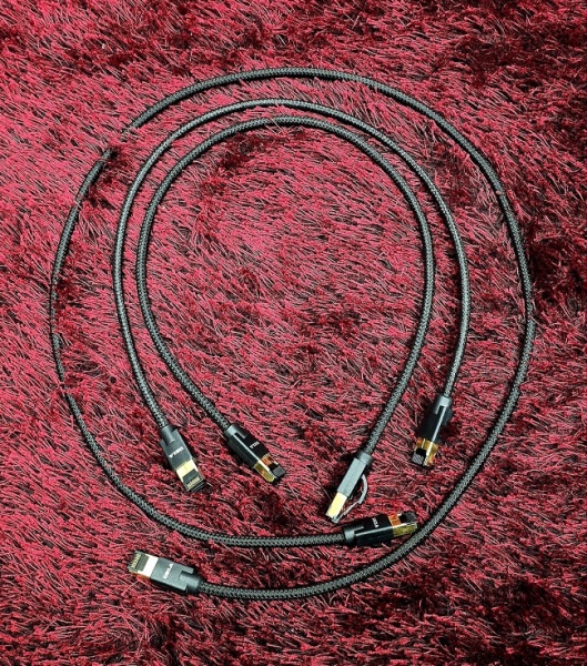 DELA Audio  DELA Audio C-100 LAN 랜케이블 50cm x 2 / 1m x1  일괄